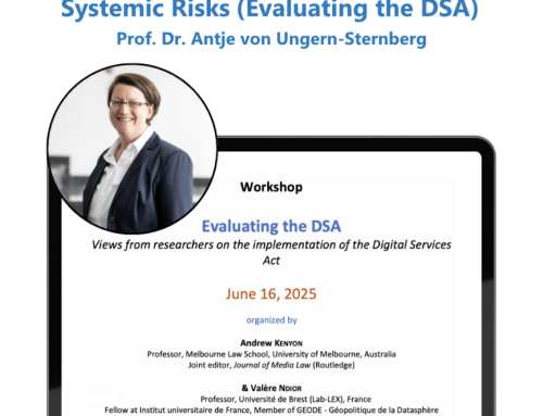 Systemic Risks (Evaluating the DSA)