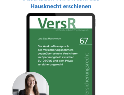 Dissertation von Dr. Lara Lisa Hausknecht erschienen