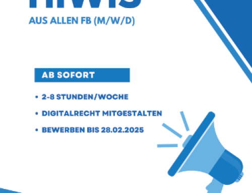 Stellenausschreibung Studentische Hilfskraft (m/w/d)